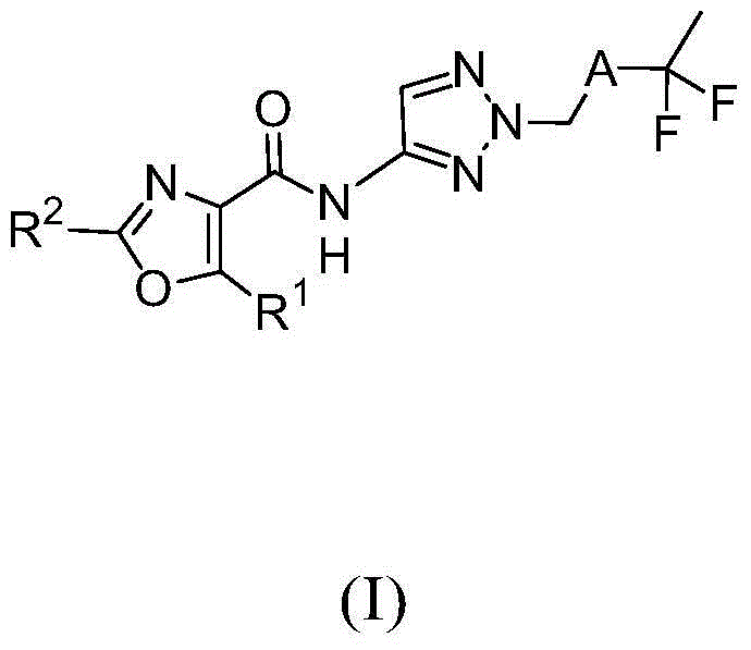 Fluorinated aminotriazole derivatives