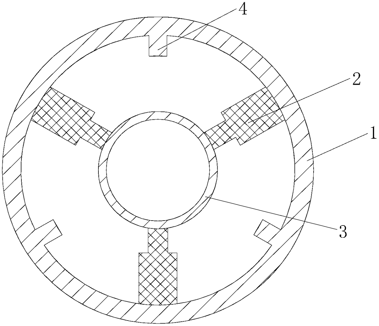 Helix high-frequency structure and travelling wave tube comprising same