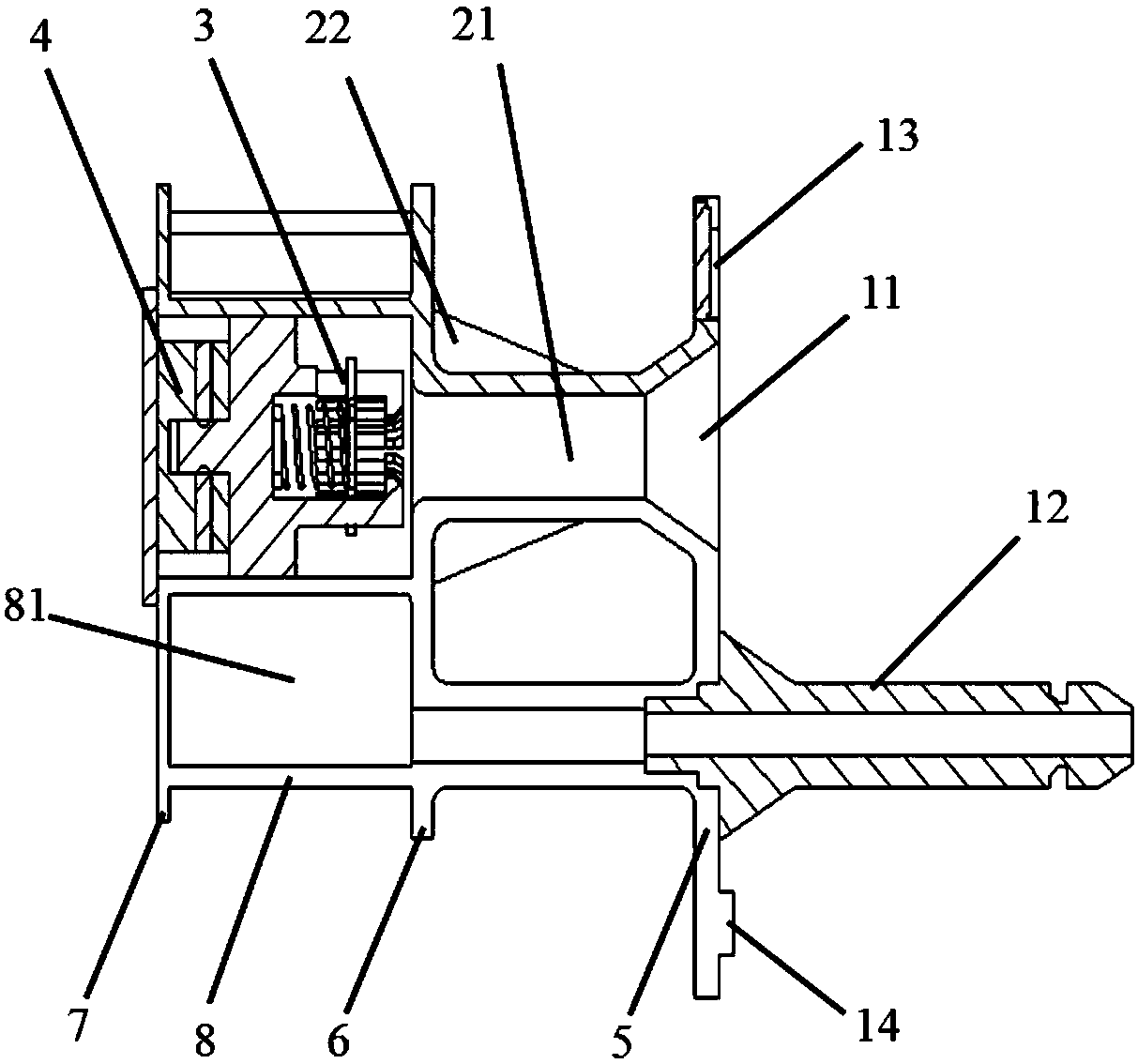 Space splicing, positioning, locking and adjusting integrated mechanism and space splicing reflector