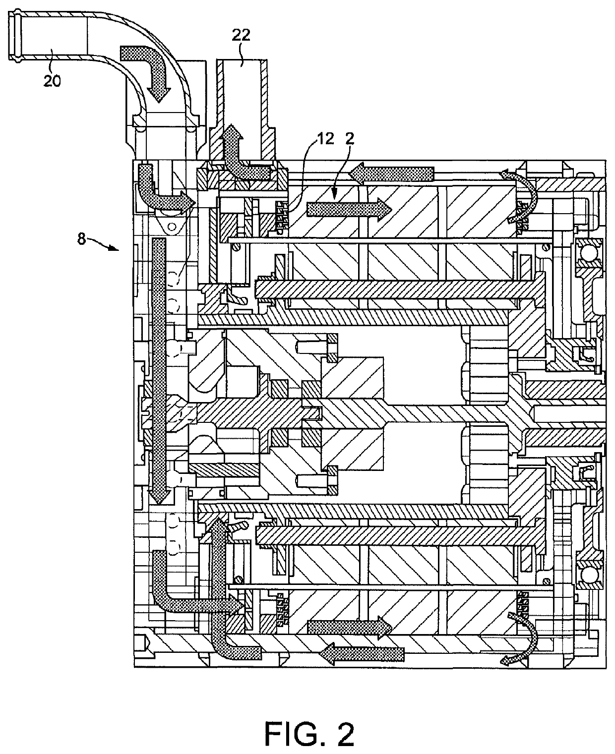 Stator for an electric motor and cooling thereof