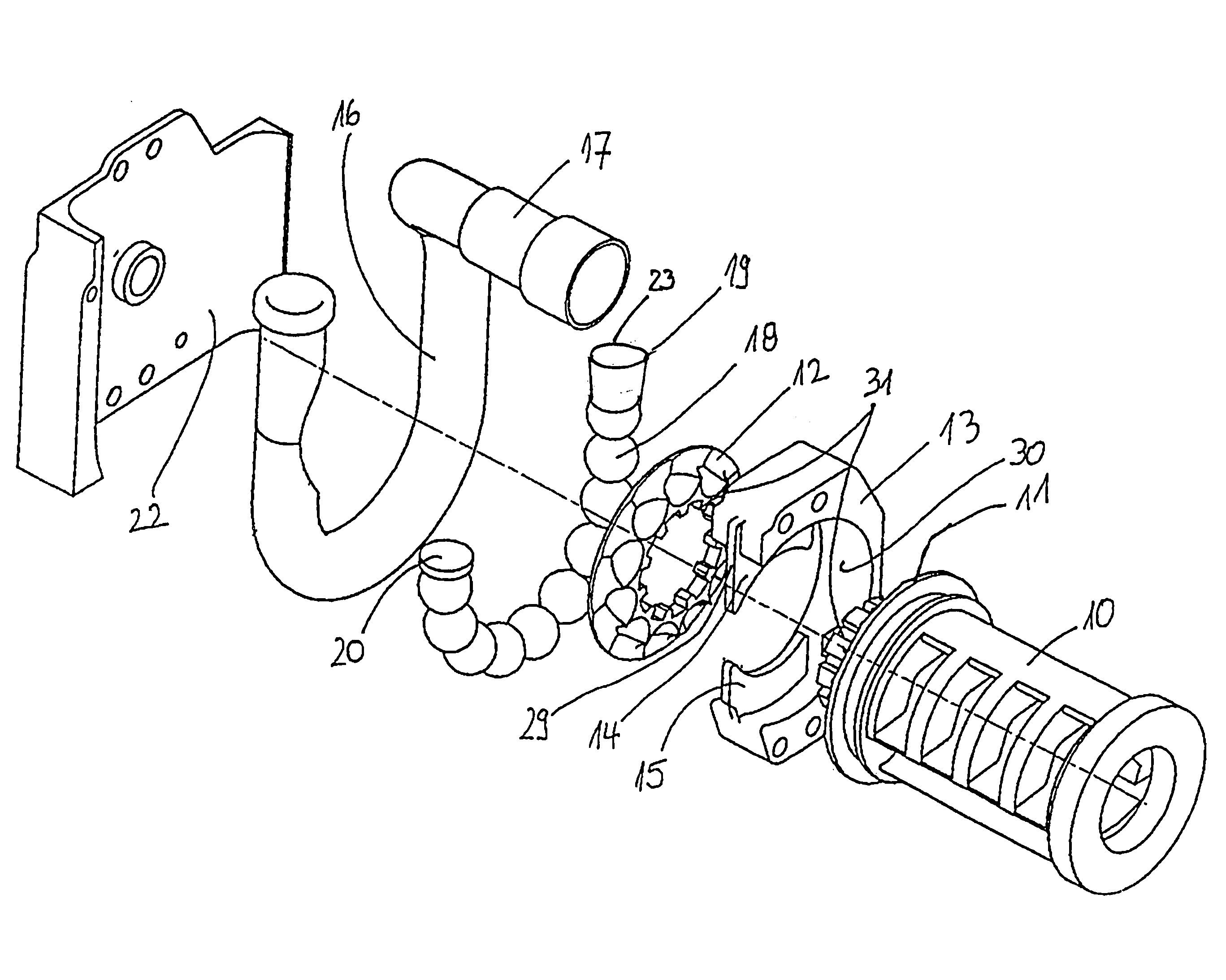Belt Tensioner With a Cup-Shaped Drive Piston