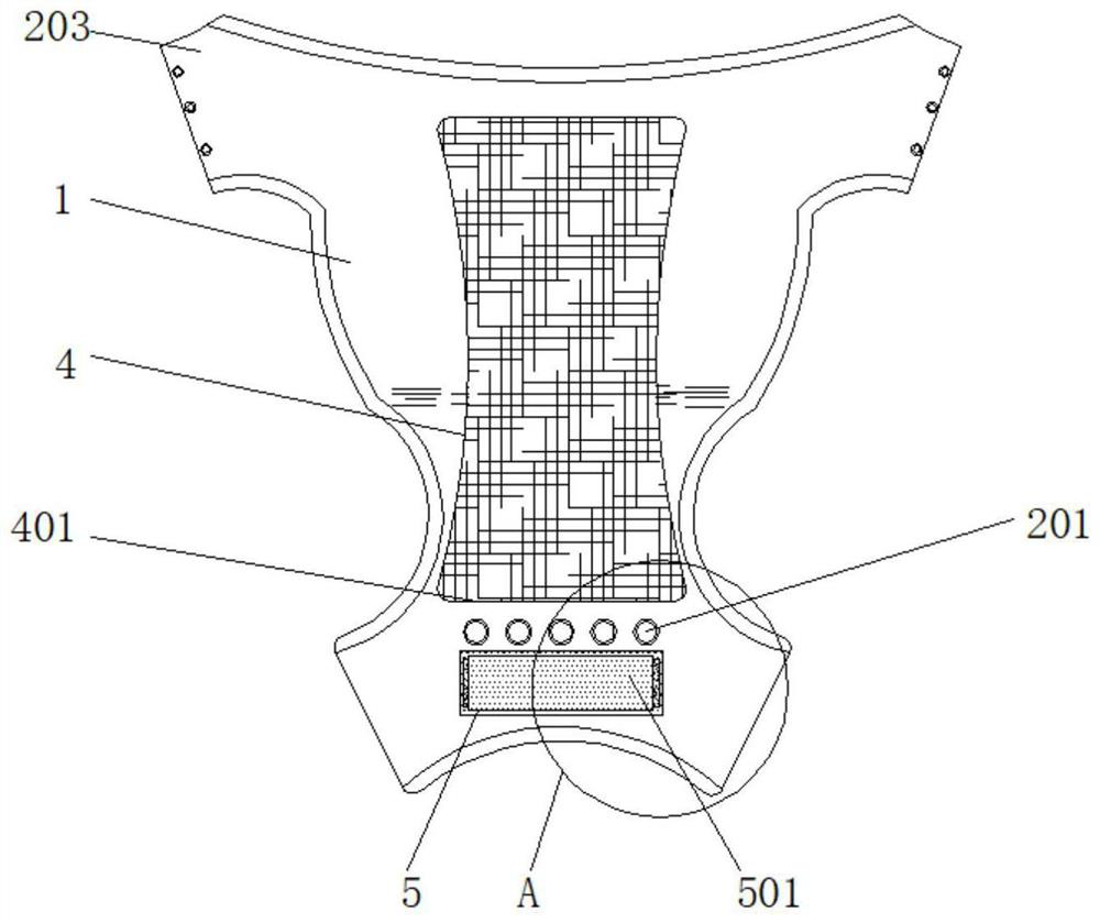 Double-high-waist paper diaper comfortable to wear and capable of avoiding friction