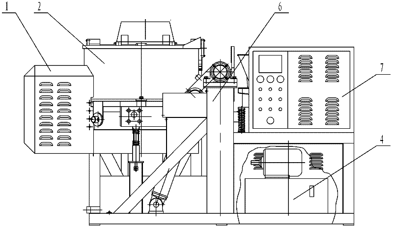 Vortex type grinding machine
