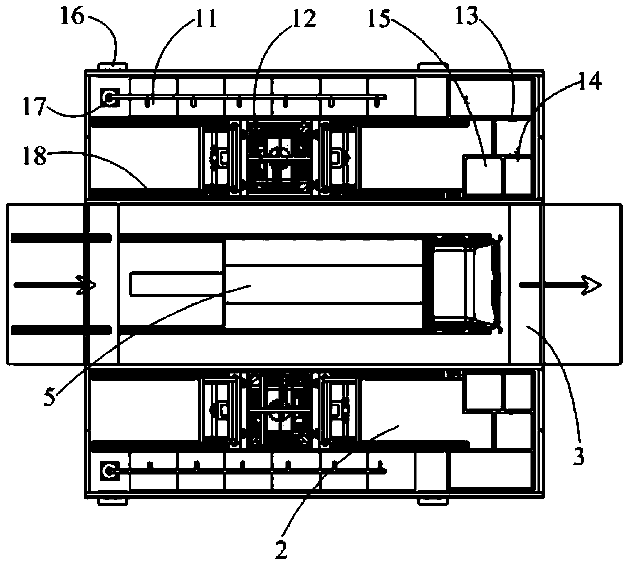 Two-side full automatic battery swap station capable of compatibility of multiple vehicle types