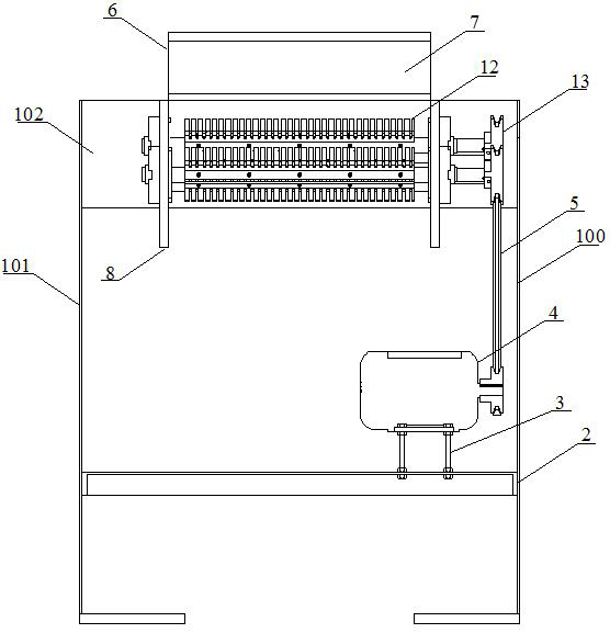 A flexible flicking mechanism for separating waste cigarettes and shredded paper