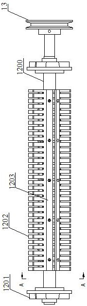 A flexible flicking mechanism for separating waste cigarettes and shredded paper