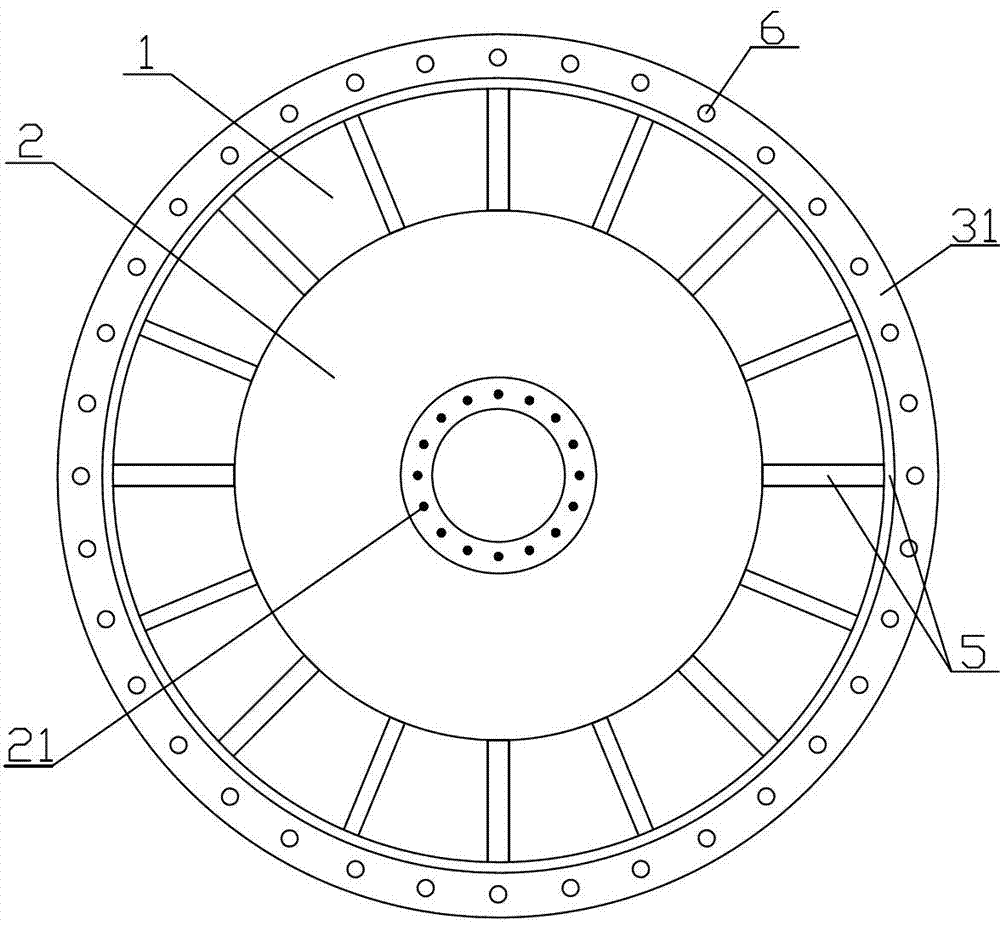 Steel-concrete composite cylinder-type foundation structure and construction method thereof