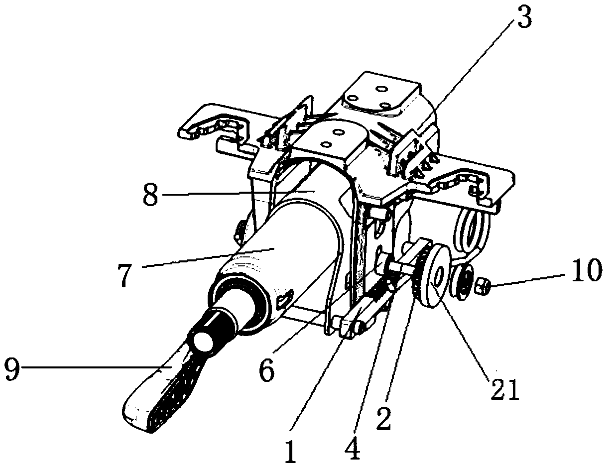 Rack gear set used for steering tubular column, steering tubular column adjusting mechanism and vehicle