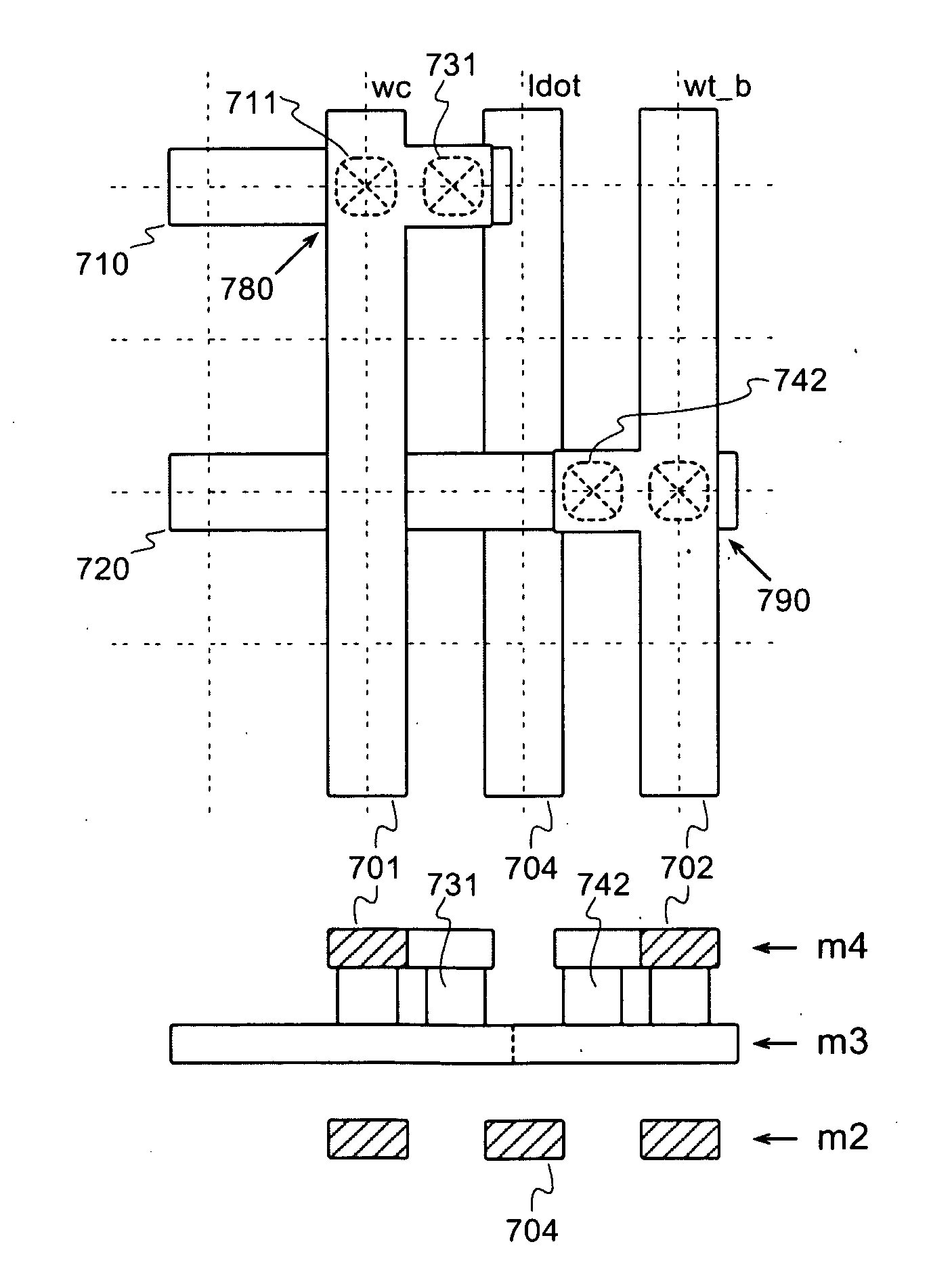 Memory System Having Multiple Vias at Junctions Between Traces