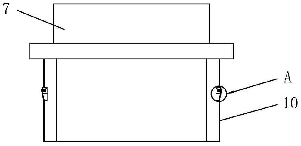 Water tightness detection device for diaphragm gas meter