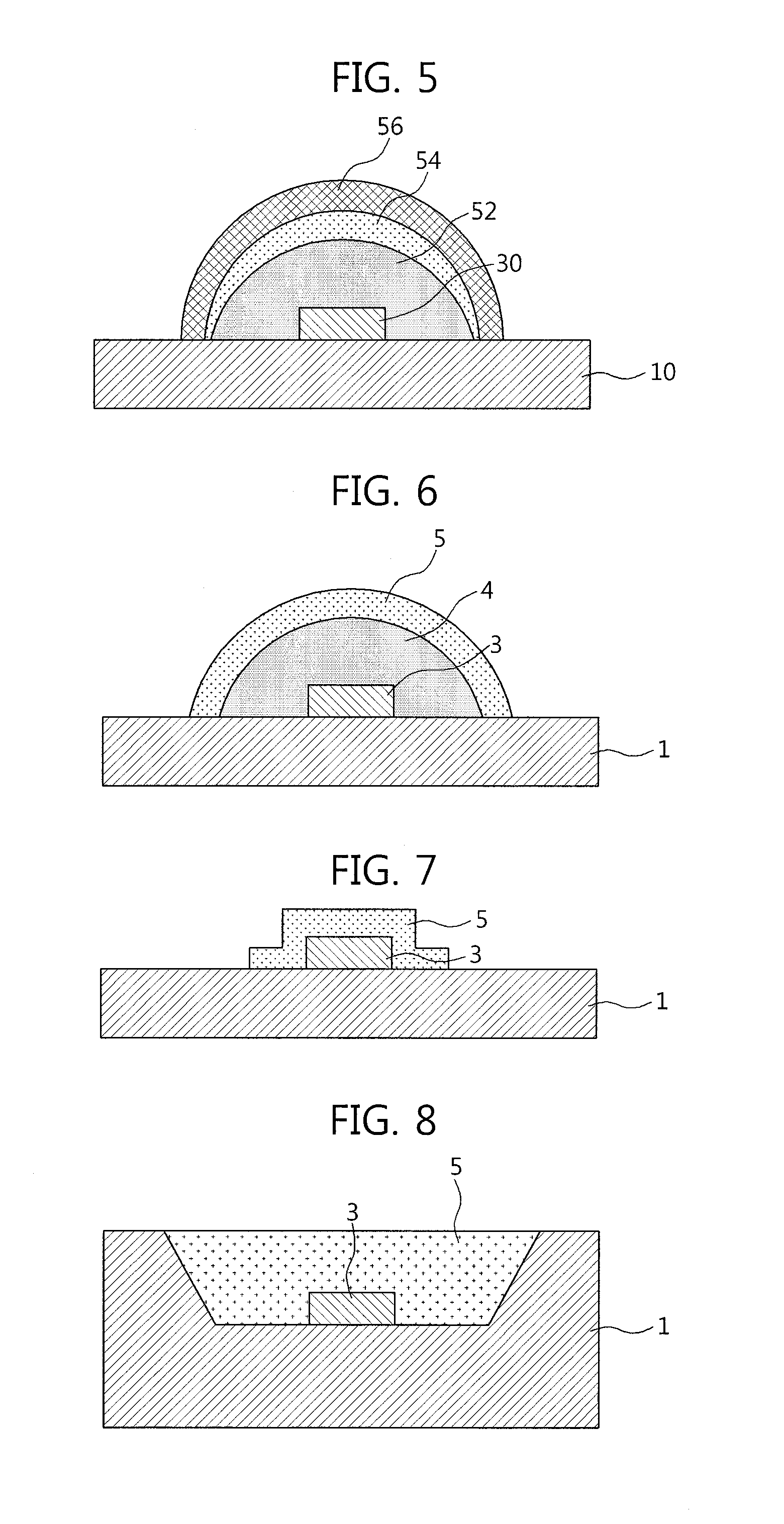 Light-emitting diode having a wavelength conversion material layer, and method for fabricating same