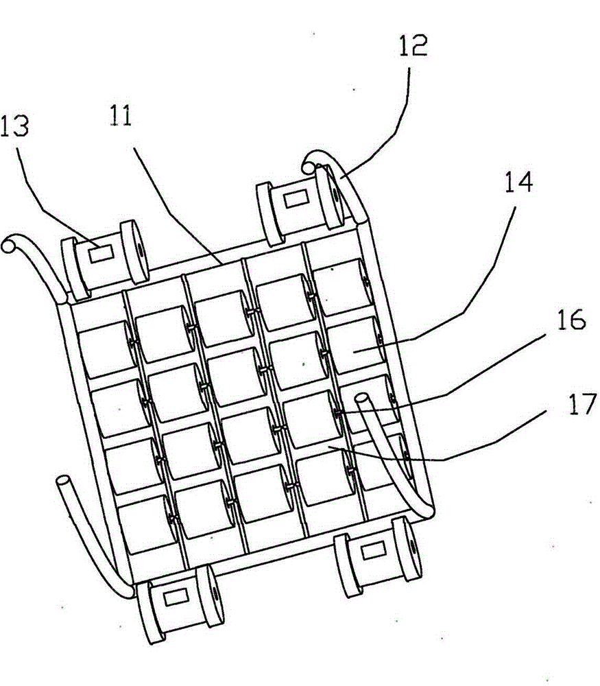 Lotus root meshed planting pulling harvesting device