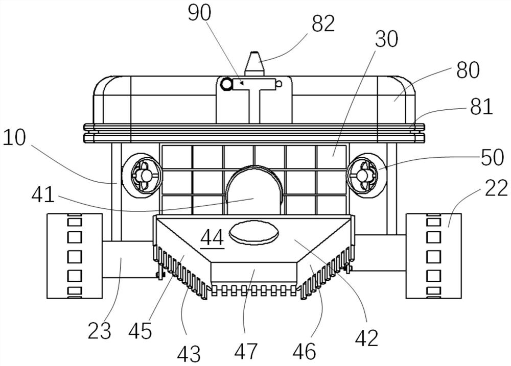 Crawler-type intelligent robot for cleaning underwater waste