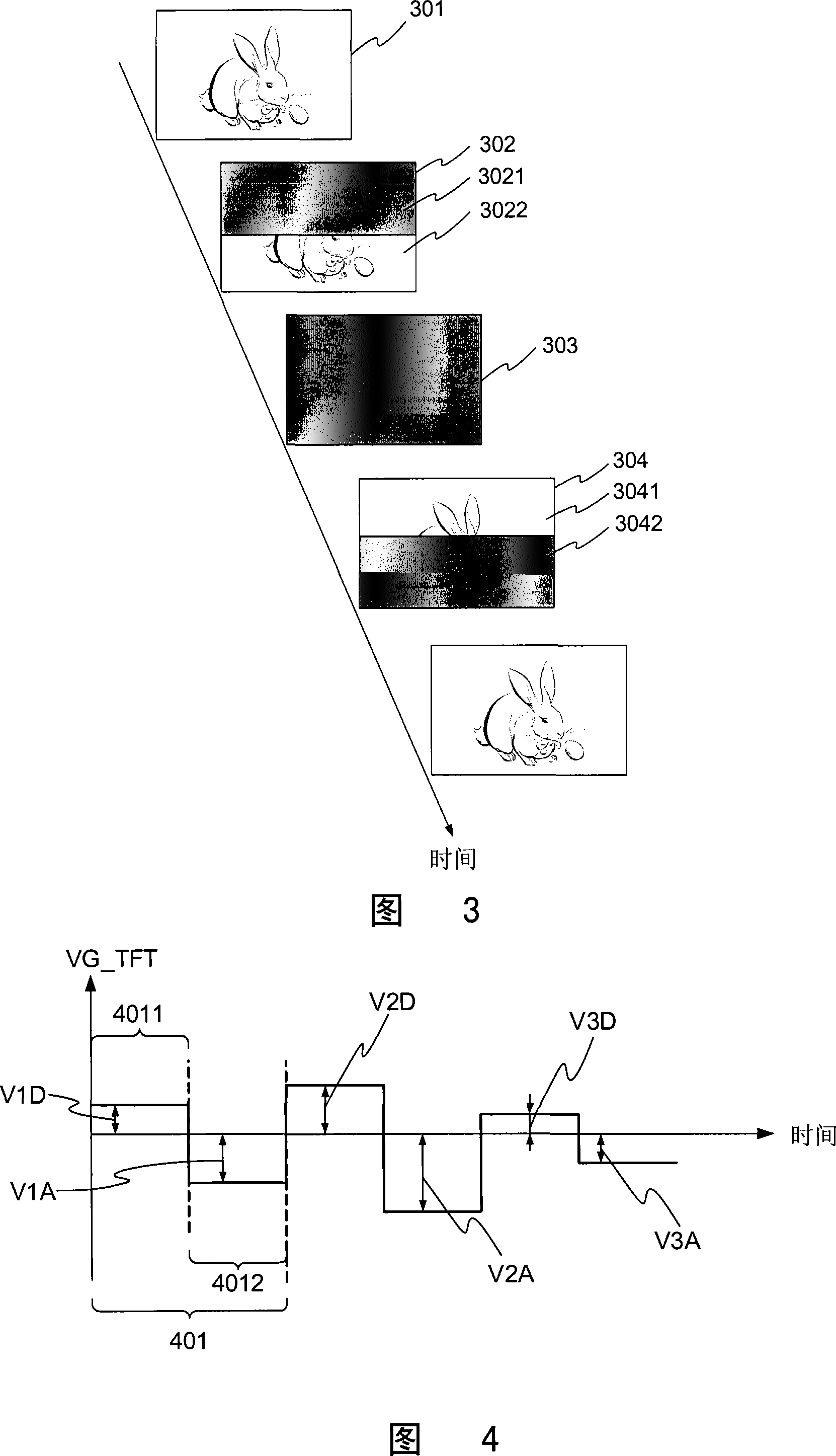Method for accomplishing negative impulse annealing by data writing, its device and driver circuit