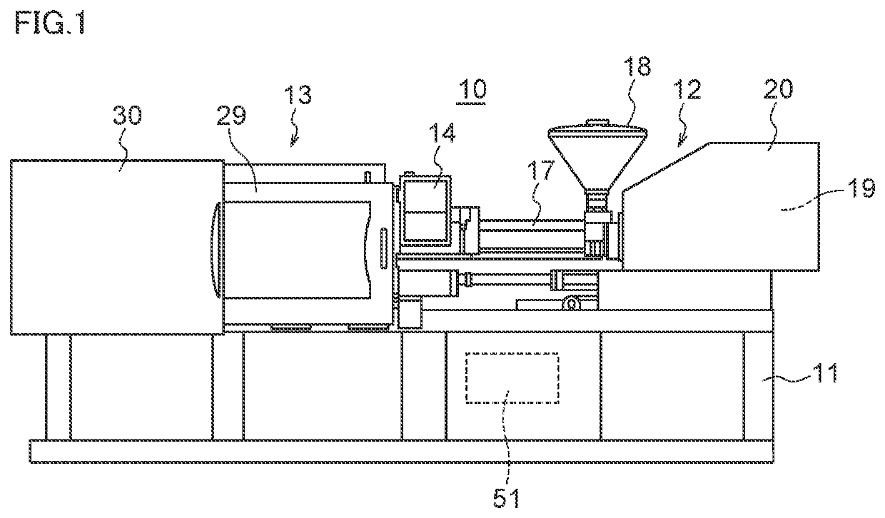 Operation setting device and injection molding machine