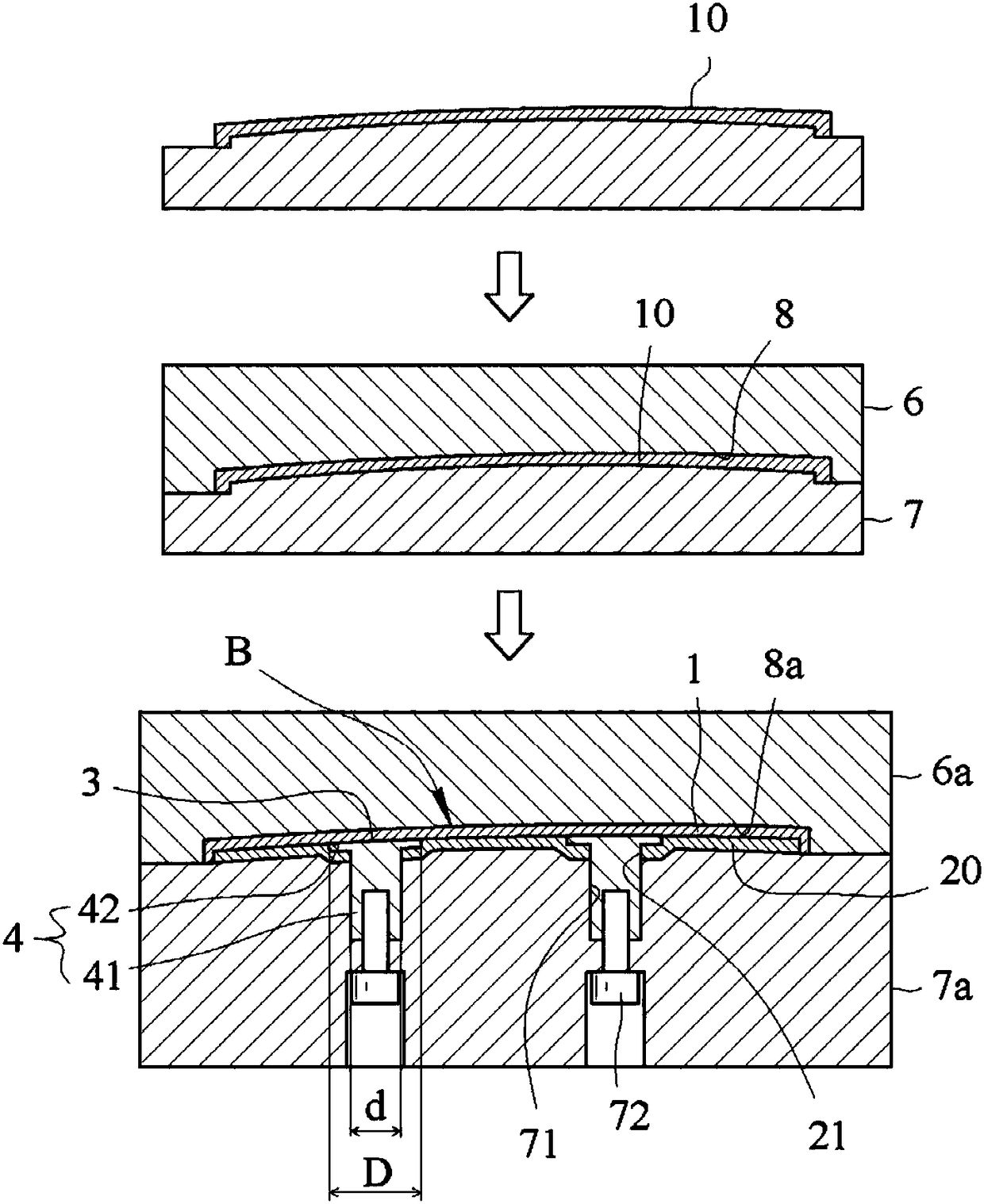 Automobile decorative part and manufacturing process thereof