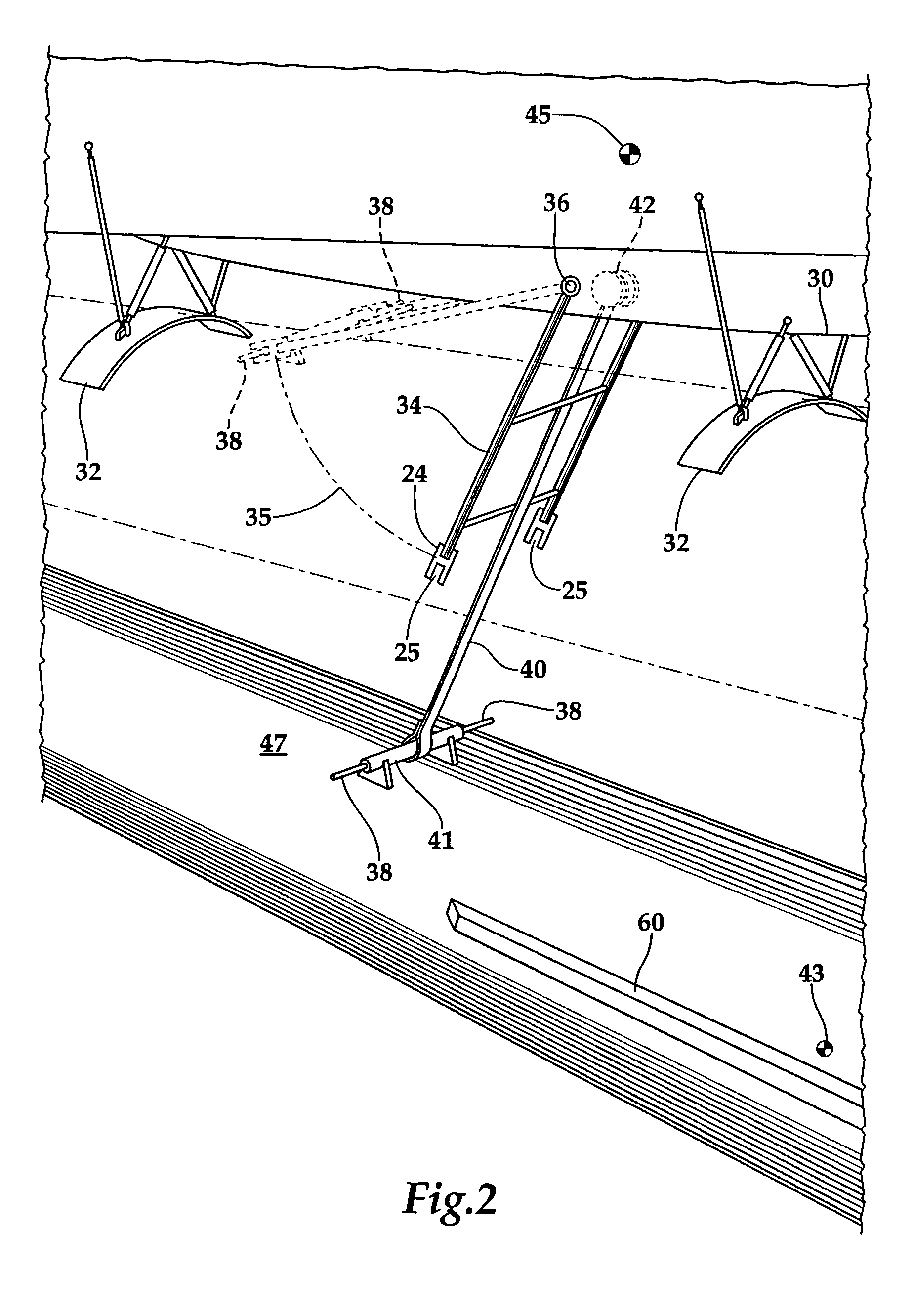 Method and apparatus for dropping a launch vehicle from beneath an airplane