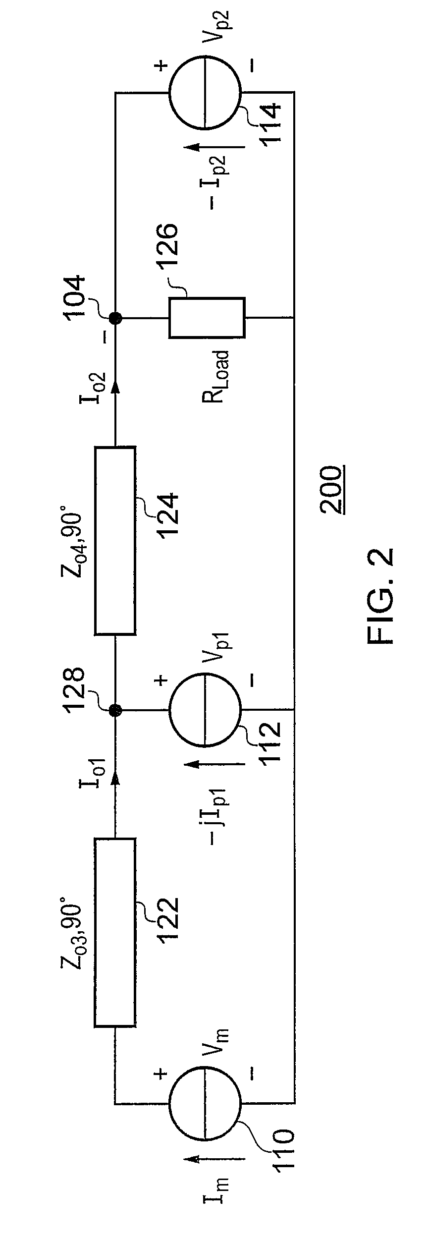 3-way Doherty amplifier with minimum output network