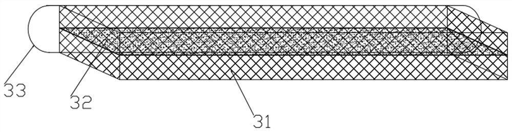 Composite resin aerogel in sewage treatment and application thereof