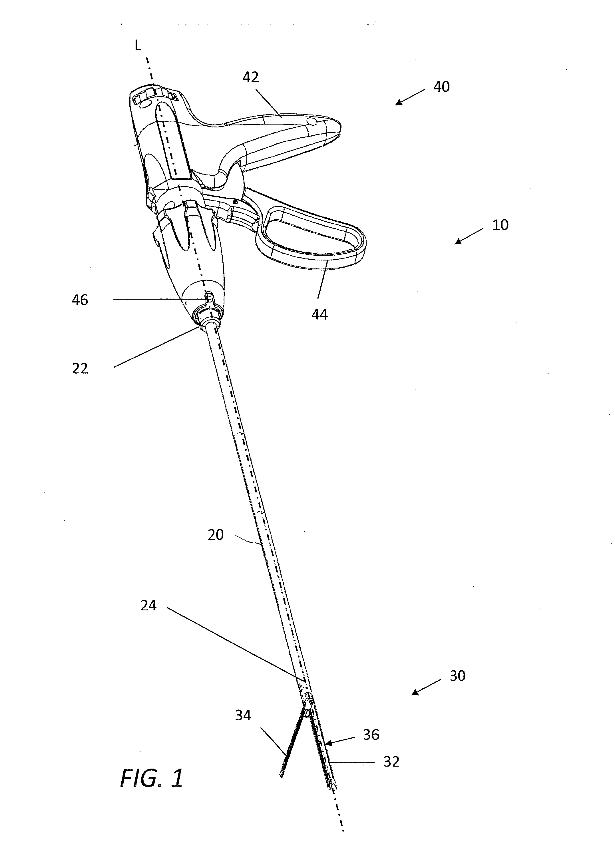 Surgical stapler with expandable jaw