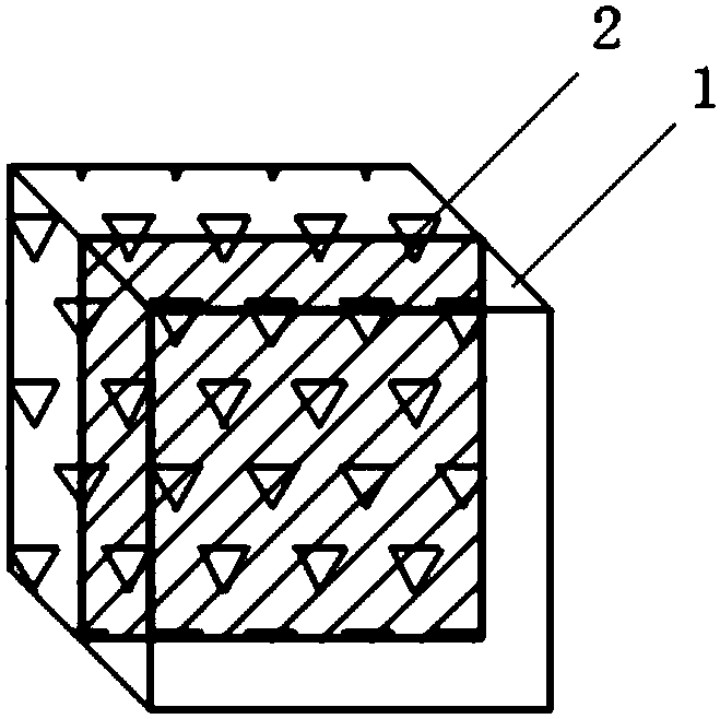 Composite suspension filtration material with denitrification function