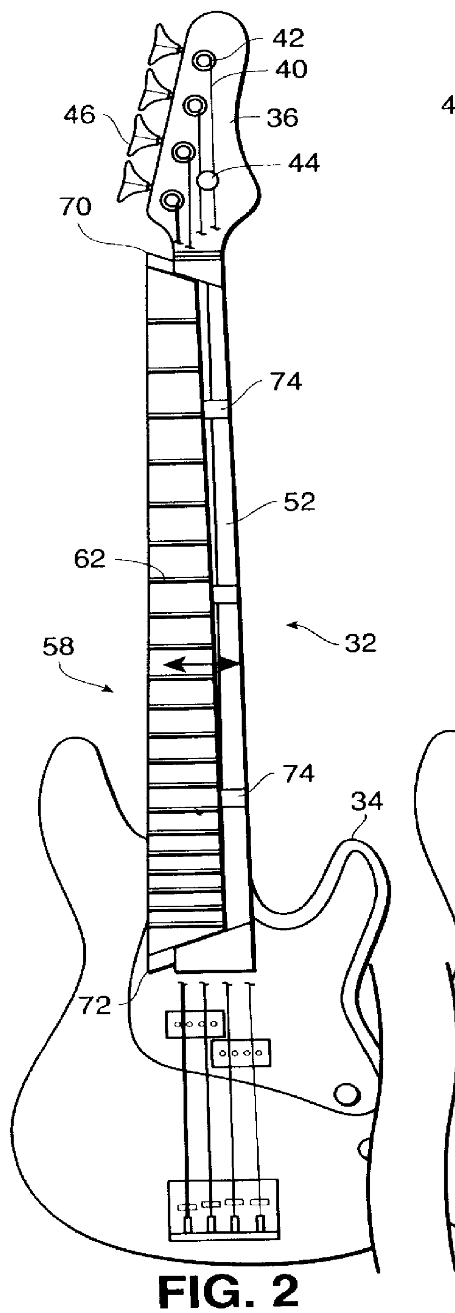 Stringed musical instrument with removable fingerboard