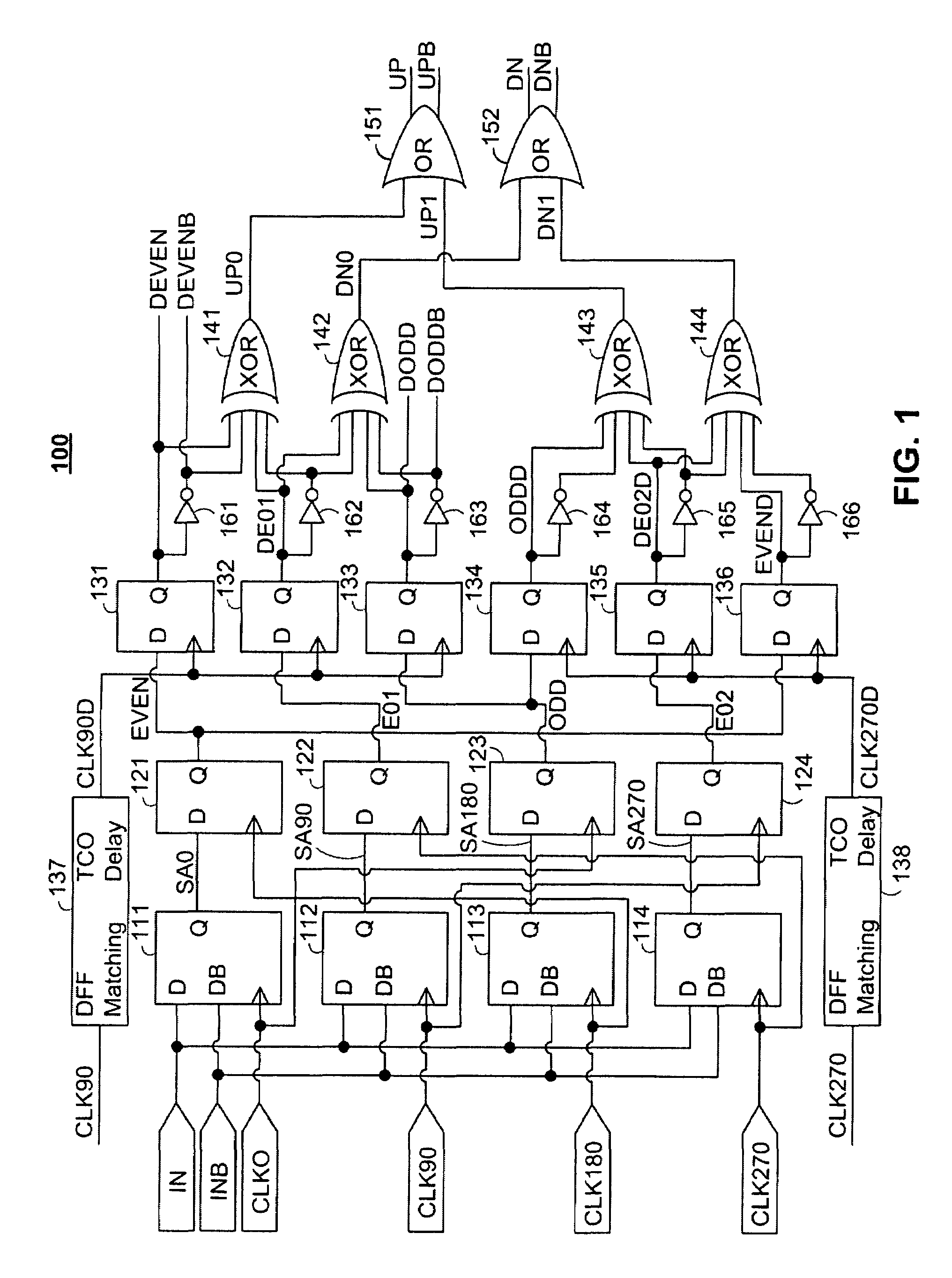 Differential bang-bang phase detector (BBPD) with latency reduction