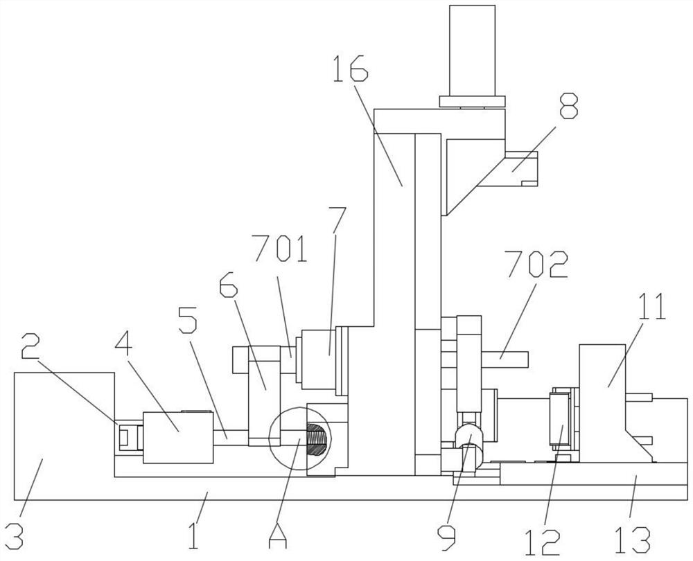Automatic discharging ring rolling mill and using method thereof