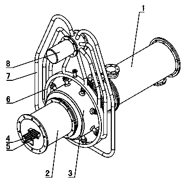 A heat exchanger with a disc flushing device