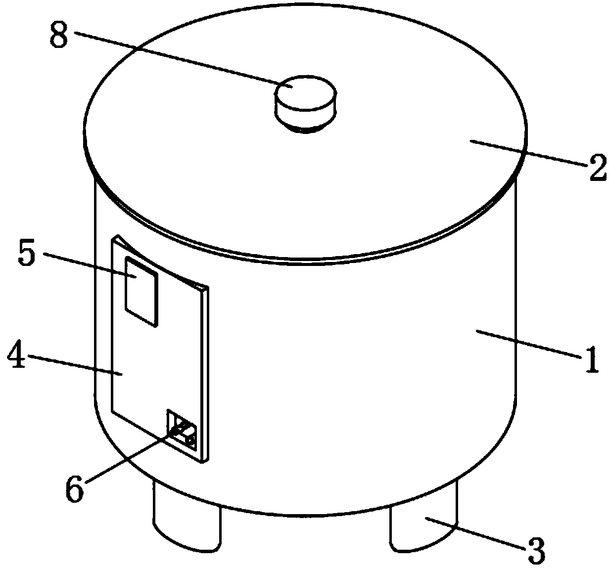 Cleaning, disinfecting and nursing device used in general surgery department