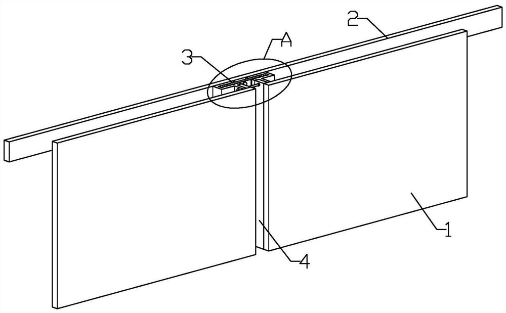 Structure for curtain wall installation part and manufacturing material thereof