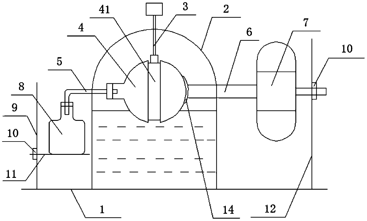 An adjustable rotary evaporator