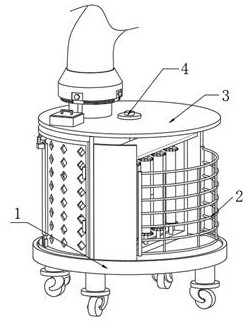 Low-cost ventilation device for chicken raising shed