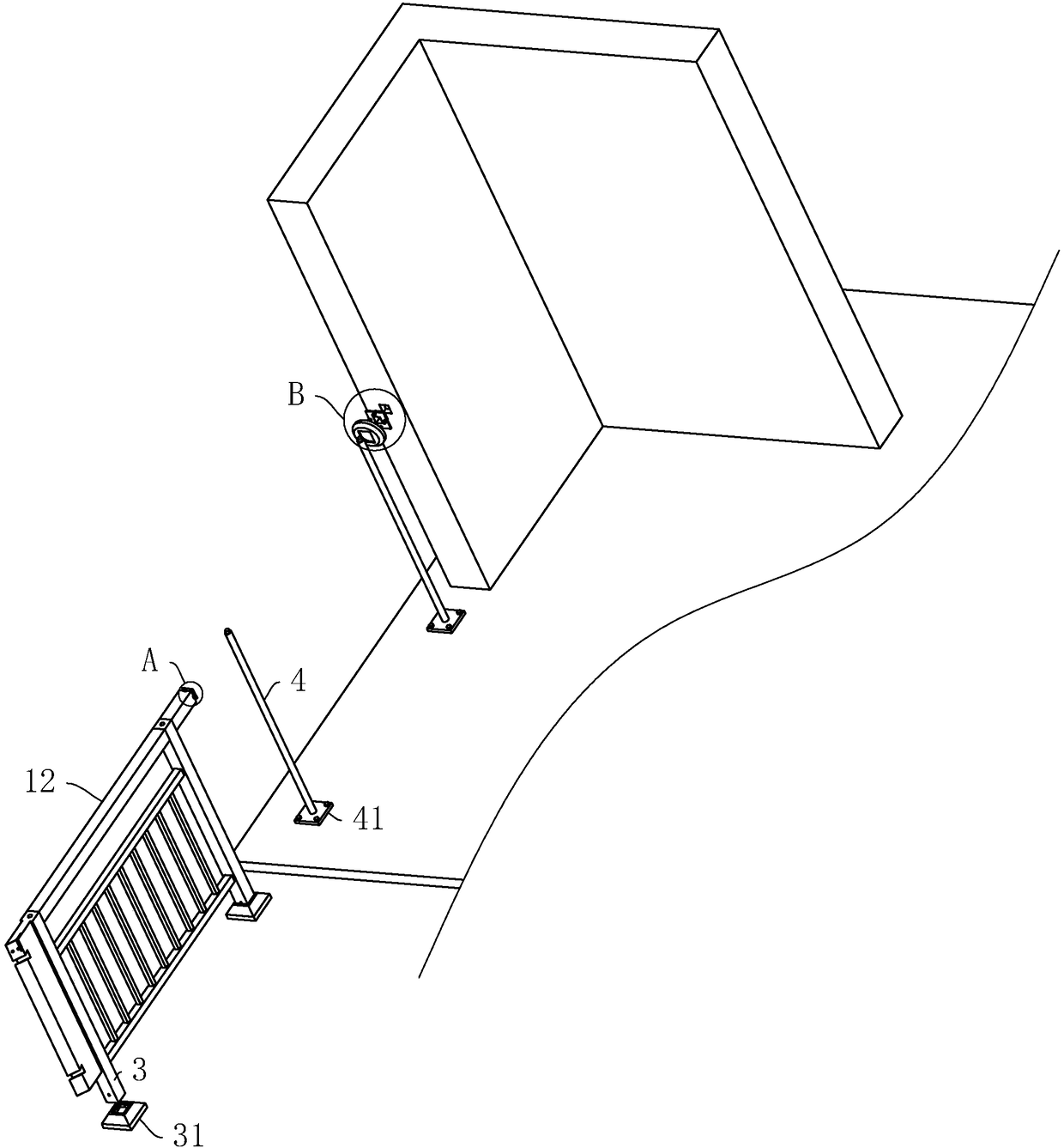 Decoration guardrail convenient to mount