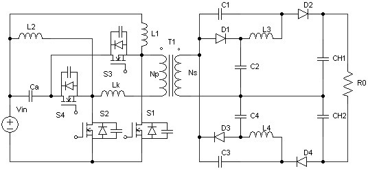 An isolated low current ripple high gain DC converter and its control method