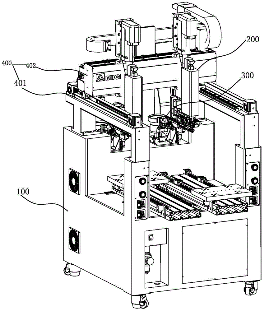 A thin nut implantation machine and its method for inserting nuts