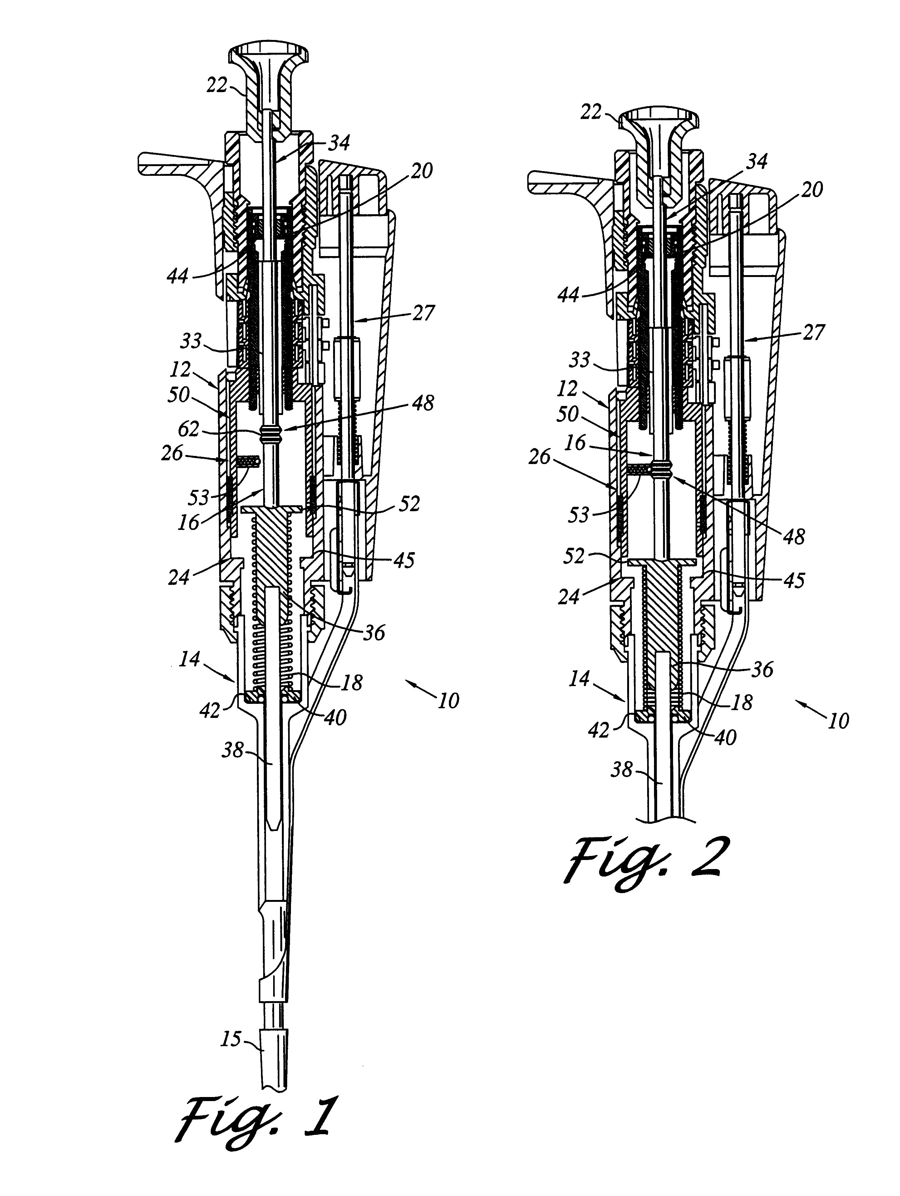 Blowout springless manual air displacement pipette with mechanical assist for aiding in locating and maintaining pipette plunger at a home position