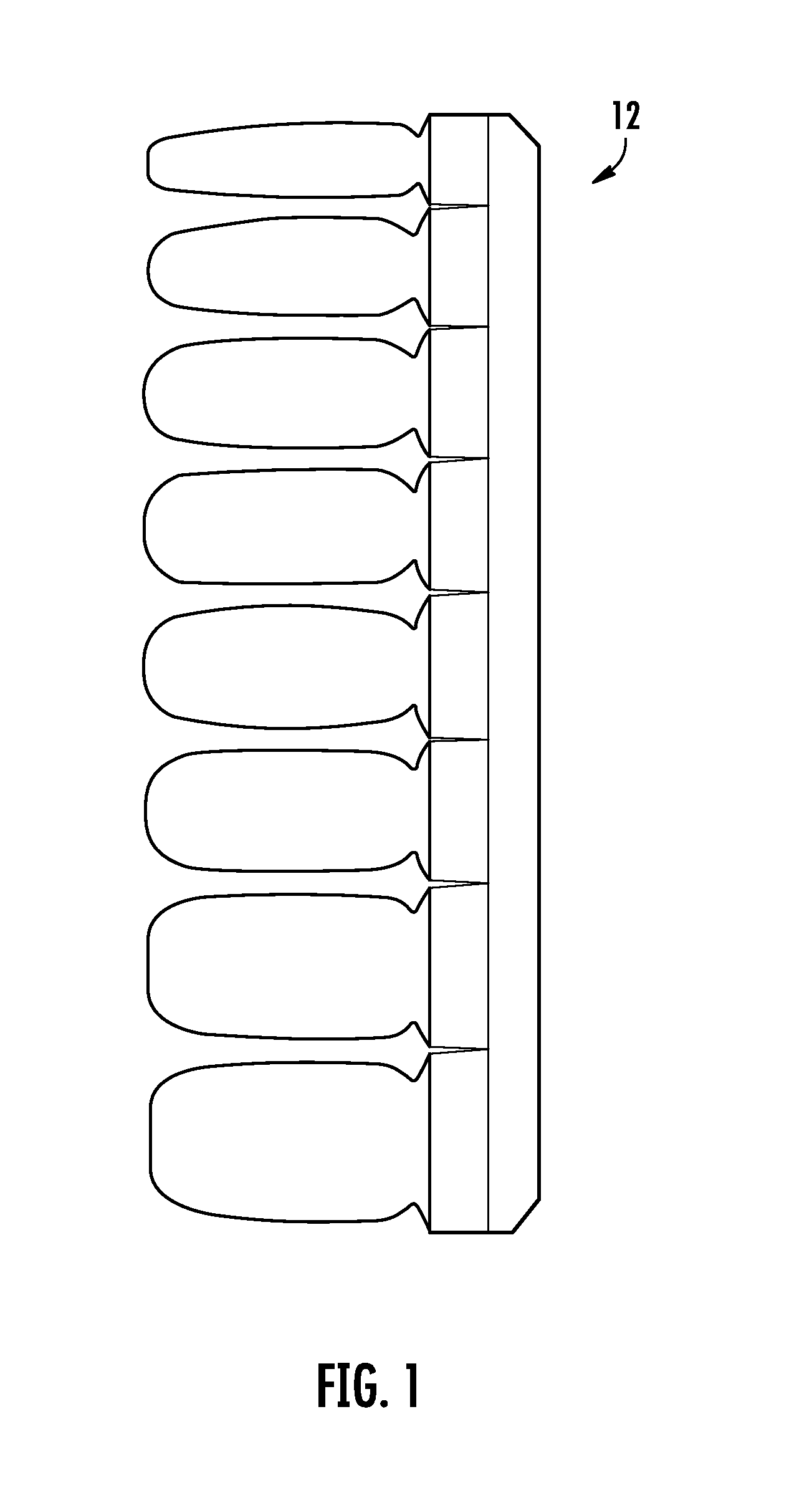 Cylindrical Container for Storage and Display of Nail Appliques