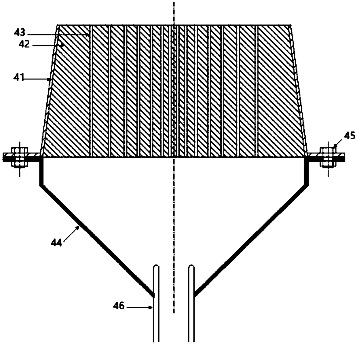 Bottom-powder-spraying molten steel refining device with heating function