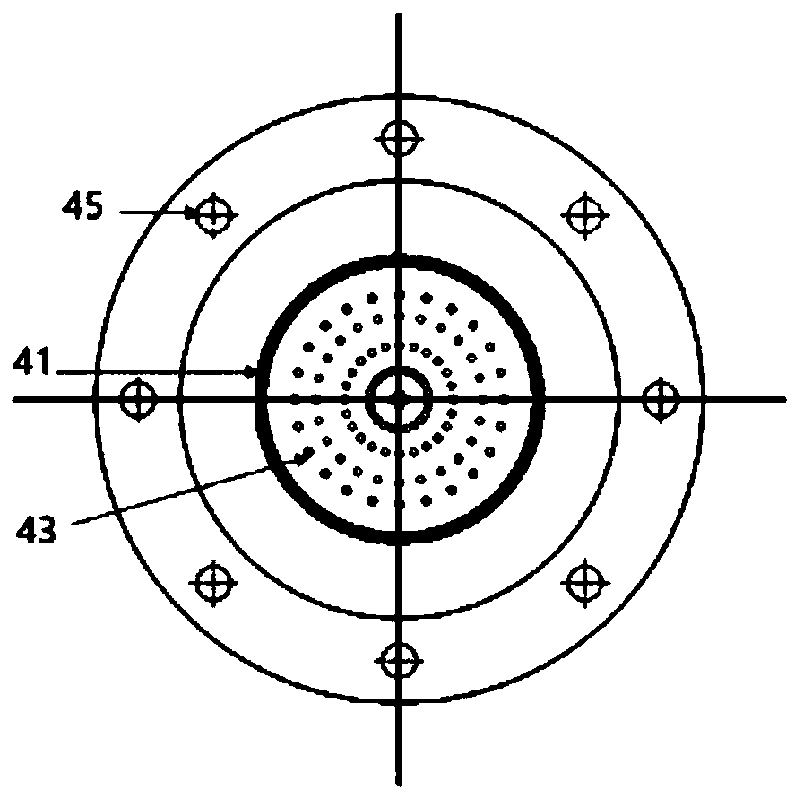 Bottom-powder-spraying molten steel refining device with heating function