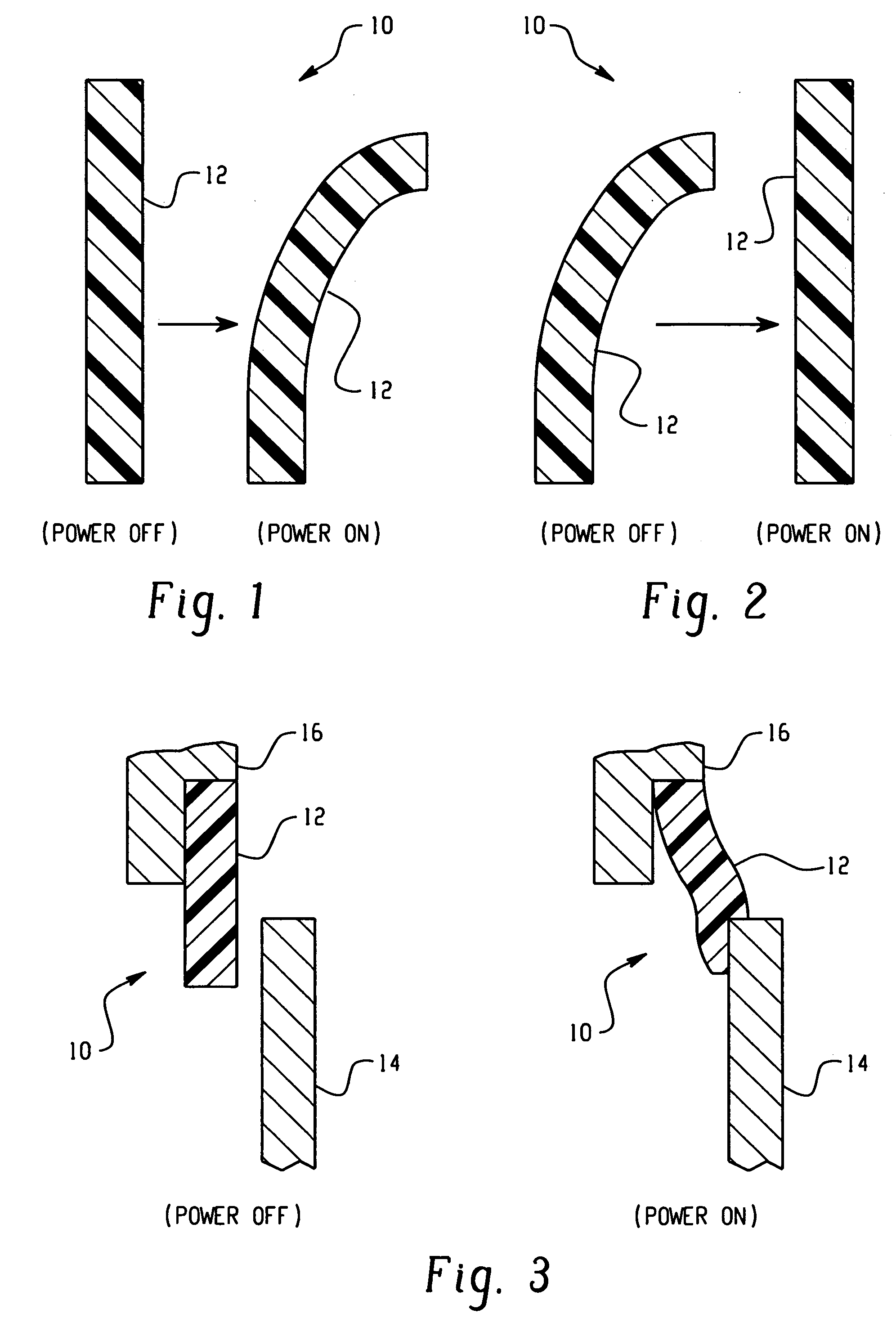 Active material based seal assemblies and methods for varying seal force