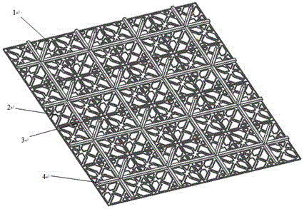 Externally-arranged metal assembled building curtain wall