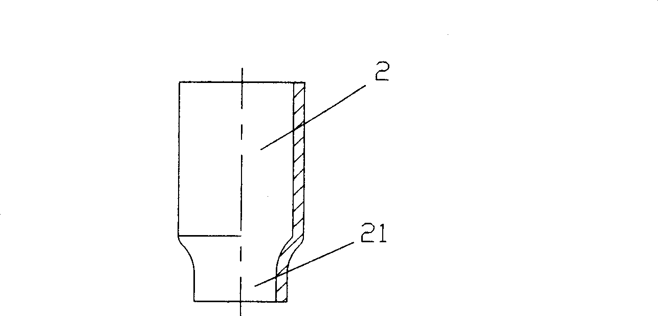 Method for realizing brazing in metal straight pipe, and its special apparatus
