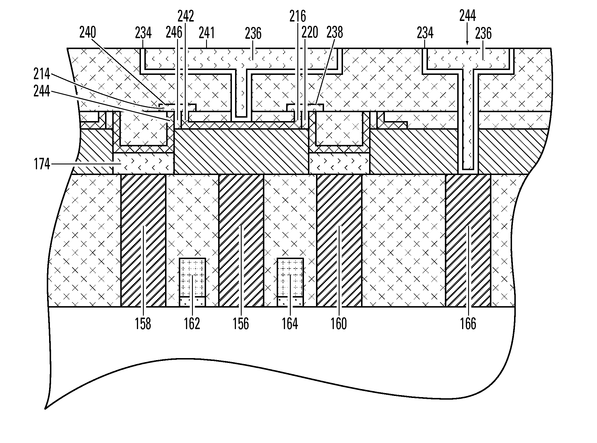 Resistor random access memory cell with reduced active area and reduced contact areas