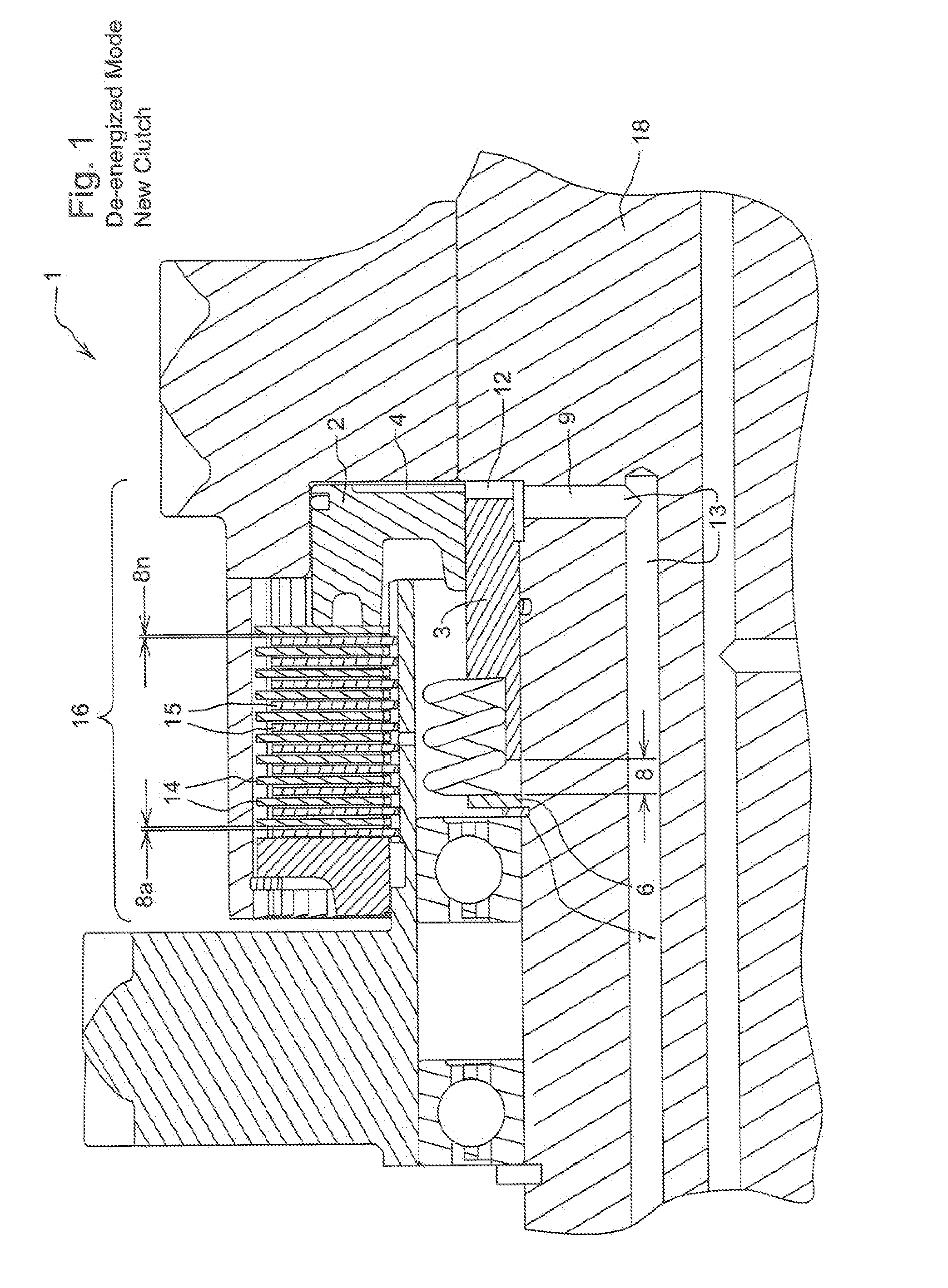 Powershift Transmission Clutch System With A Predetermined Running Clearance