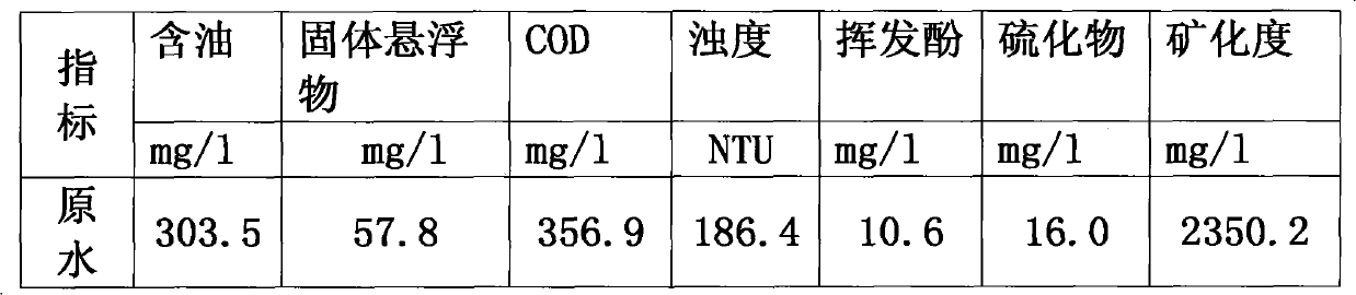 High salinity heavy oil sewage deoiling water purifier and preparation method thereof