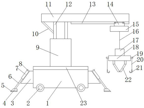 Crane for building construction