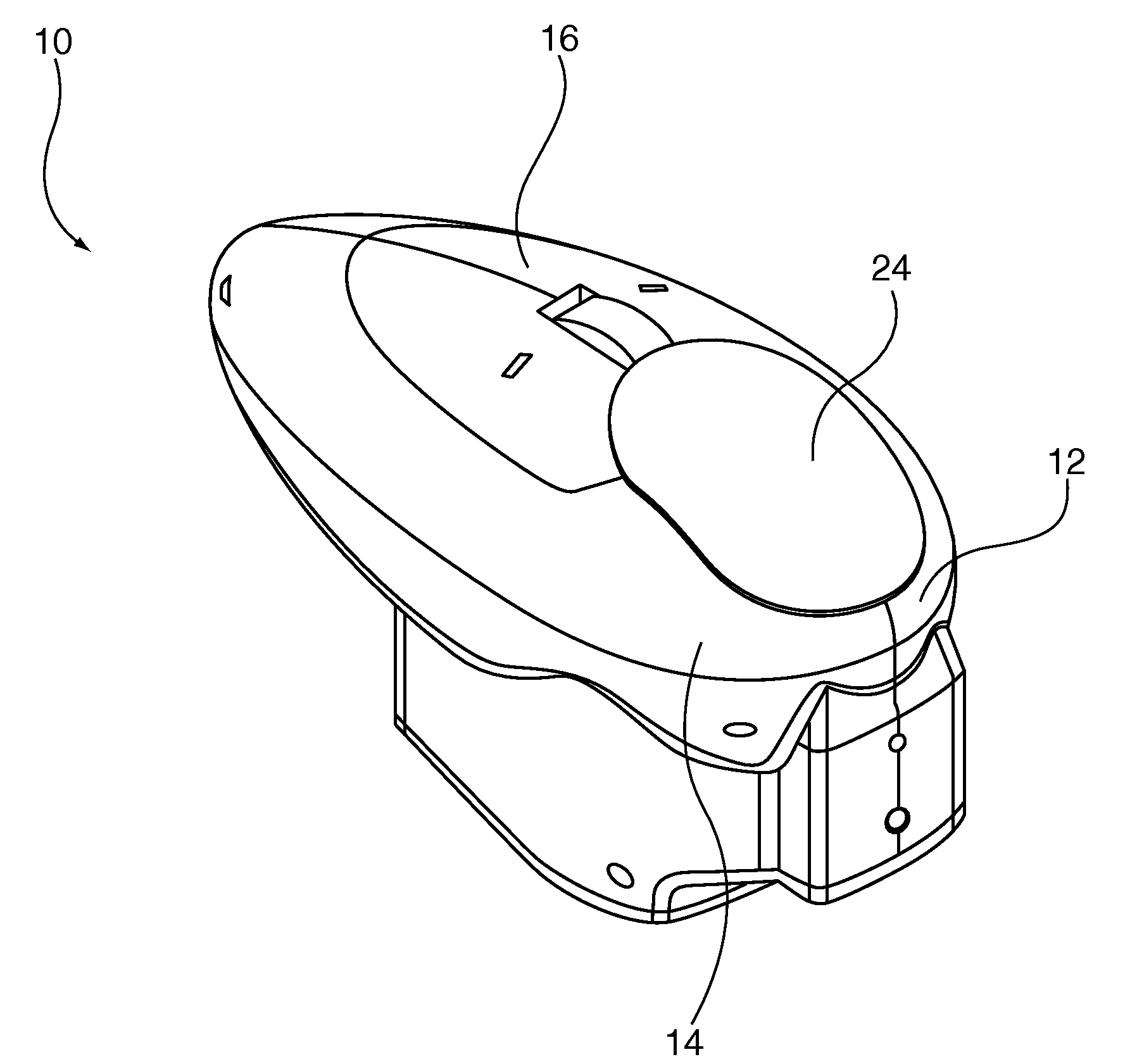 Paint ball loader housing