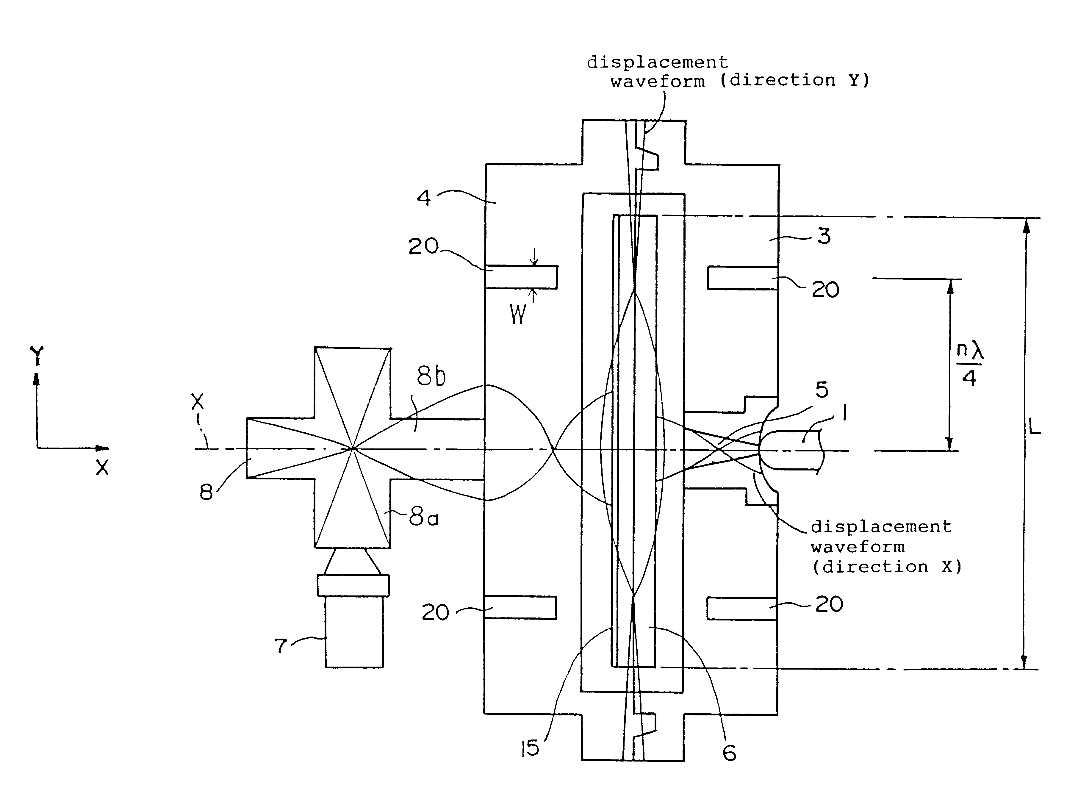 Ultrasonic injection mold for an optical disk