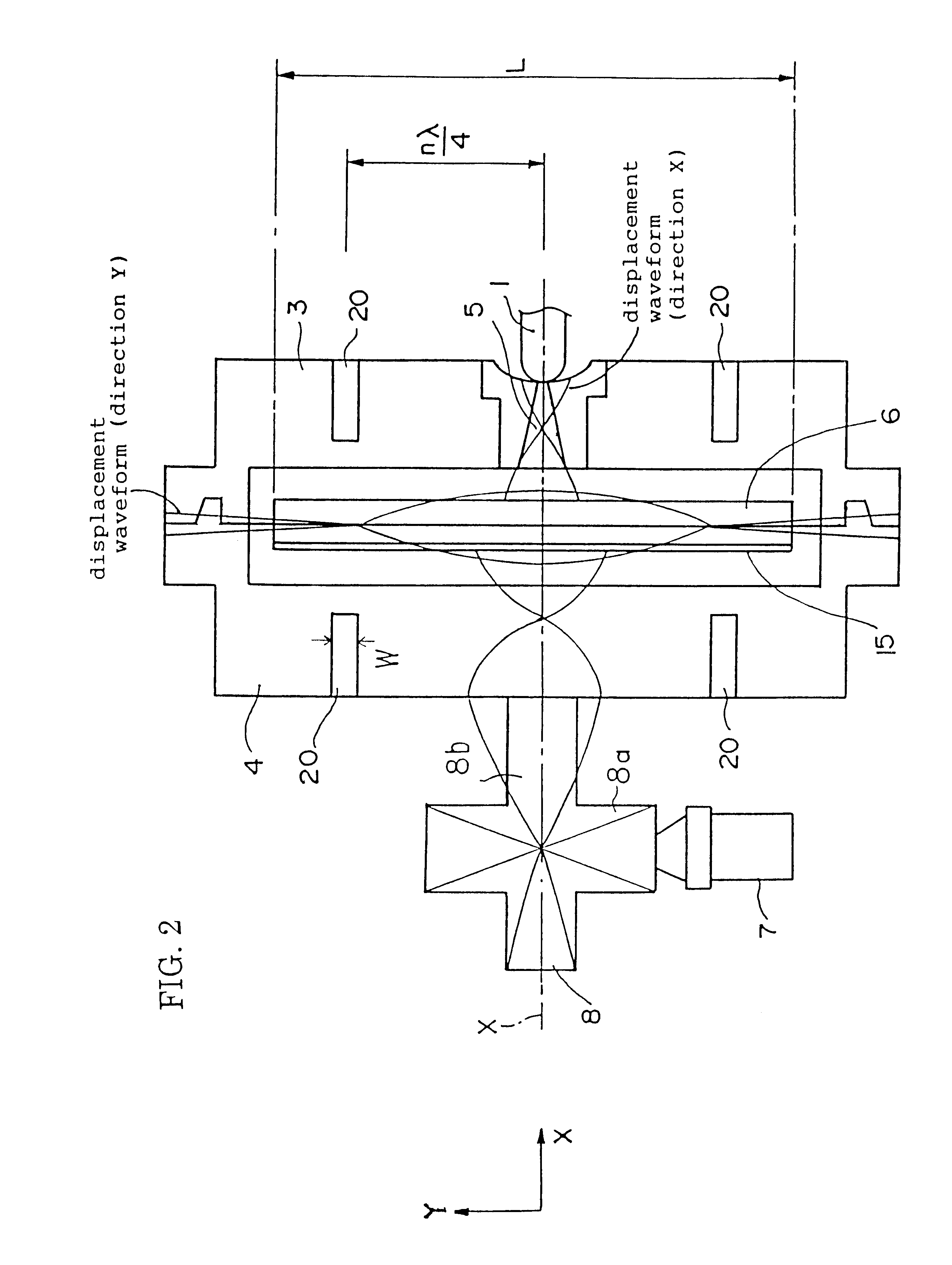 Ultrasonic injection mold for an optical disk